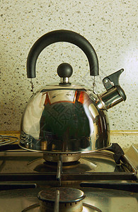 克特尔茶壶家电饮料厨房白色锅炉用具咖啡沸腾黑色图片
