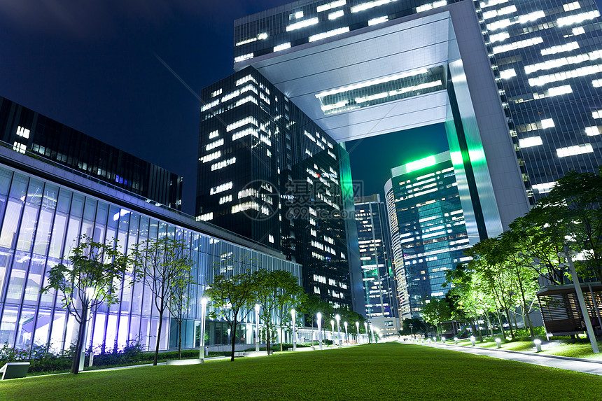 香港公司大楼建筑商业区天空摩天大楼城市景观办公楼天际金融企业办公室图片