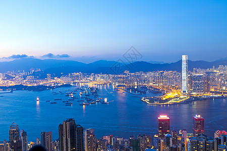 香港天线假期港口玻璃景观顶峰旅游城市经济码头天际图片
