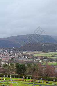 在英国苏格兰斯特林城堡的 Stirling 上查看背景图片