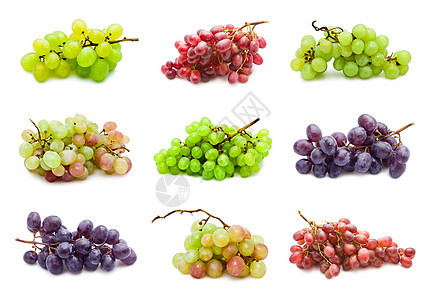 葡萄甜点收成农业营养酒厂食物绿色水果红色白色图片
