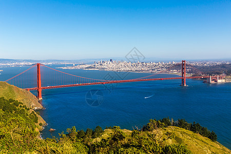 旧金山金门马林大桥 加州头领交通地标建筑学电缆天际吸引力工程天空假期城市图片