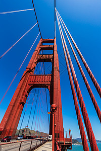 金门大桥在旧金山的详情 加利福尼亚州汽车旅行建筑学运输建造市中心吸引力地标海洋城市图片