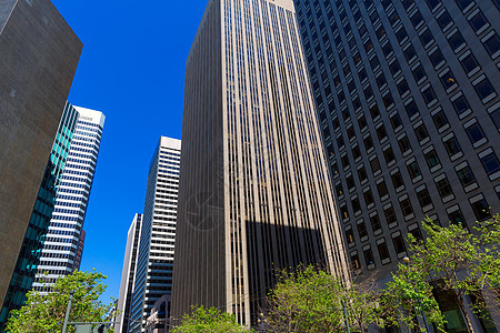 旧金山市街加州下城区建筑学建筑物天空景观城市摩天大楼中心商业蓝色玻璃图片