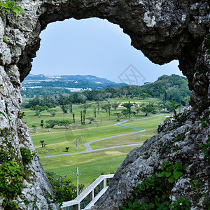 城堡废墟风景图片