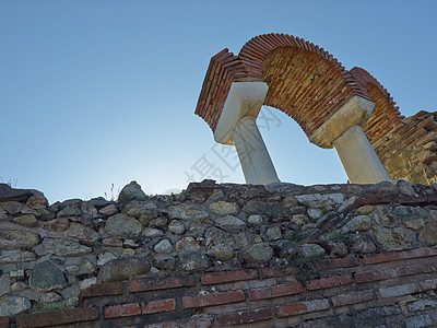 赫拉克莱亚的废墟遗产历史建筑学大教堂文化古董考古学艺术历史性图片