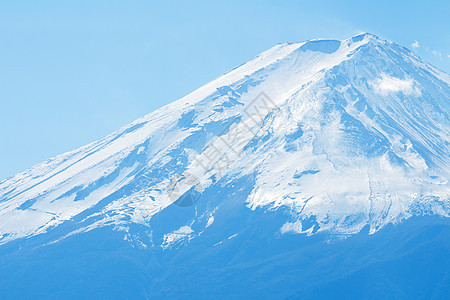 日本的山fuji地标火山天空晴天爬坡天际阳光蓝色图片