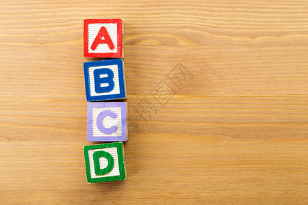 ABCD 木制玩具块高清图片下载-正版图片321956395-摄图网