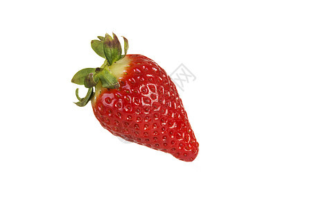 一个分开的新鲜草莓浆果宏观茶点早餐美食甜点水果蔬菜工作室桌子图片