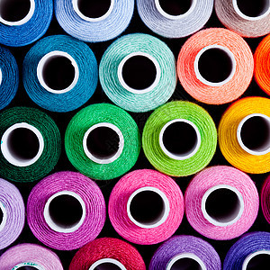 缝缝底背景闲暇团体线程羊毛材料刺绣光谱丝绸针线活纤维图片