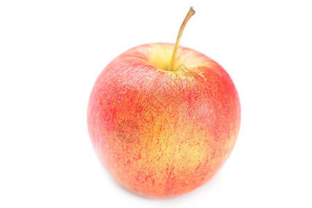 红苹果成熟 在白色上被孤立图片