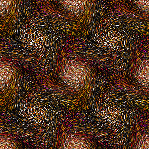 无缝双纹抽象墙纸螺旋卷曲艺术镶嵌波浪装饰品织物插图格子图片