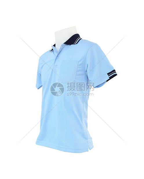 白色背景的模特片上的男性衬衫模板Name衣服精品模型店铺人体蓝色纺织品服装男人身体图片