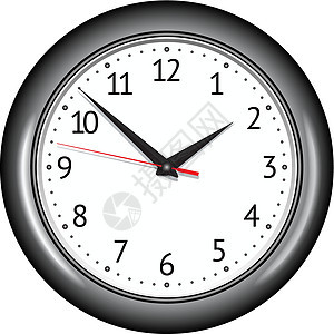 墙壁机械钟柜台按钮时间商业插图拨号间隔计时器办公室速度图片