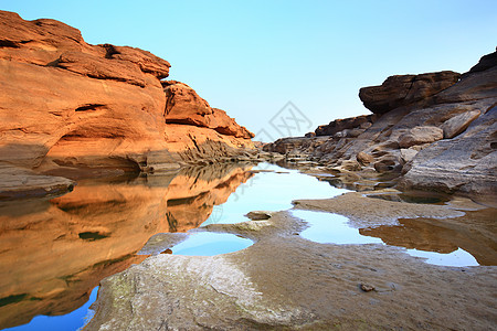 峡谷远景沟壑障碍胰岛潮水珊瑚礁岩石差距鸿沟溪流图片