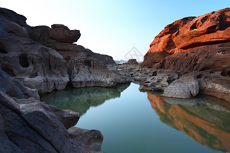 峡谷远景河口胰岛沟壑珊瑚礁差距障碍岩石细粒鸿沟图片