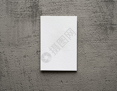 灰色背景的纸牌文件夹水泥照片品牌阴影画廊观众创造力商业卡片图片