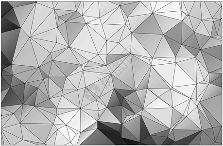 黑色和白色抽象背景多边形艺术墙纸正方形推介会插图三角形钻石碎片几何探索图片