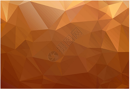黄色橙色棕色抽象背景多边形钻石水晶技术六边形作品网络三角形马赛克墙纸折纸图片