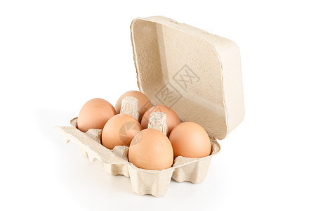 在纸板托盘中的鸡蛋团体蛋壳生活营养棕色白色食物美食饮食农场图片