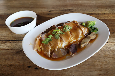 大米和烤鸭盘子美食餐厅午餐烧烤菜单文化蔬菜肉汁食物图片