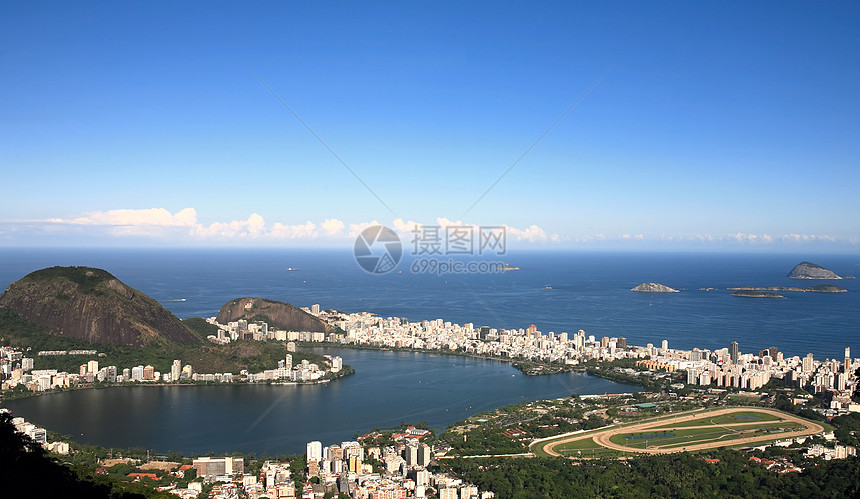 腊果a景观全景城市天际风景地标鸟瞰图赛道海洋旅行图片