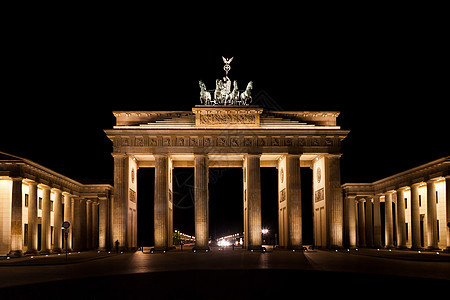 勃兰登堡门贝尔林宝石目的地地方夜景旅行外观地标建筑学图片