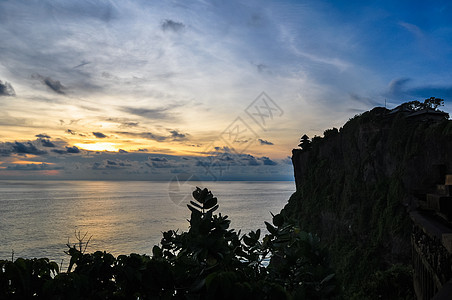 印度尼西亚巴厘岛乌卢瓦图寺庙海岸图片