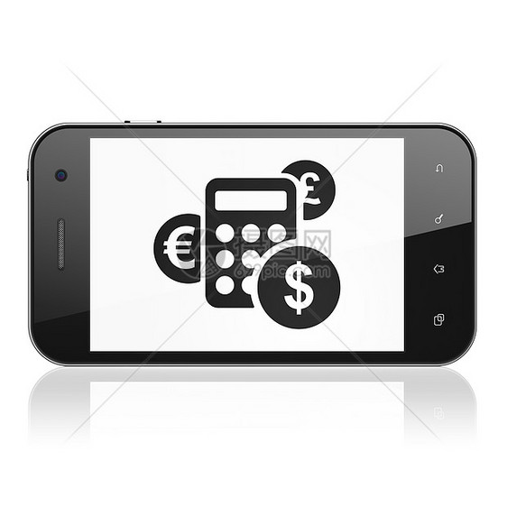 广告概念 智能电话计算器金融市场公关计算货币手机利润细胞网络现金图片