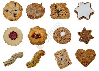 饼干面包美食庆典糖果心形棕色食物星星蛋糕小吃图片