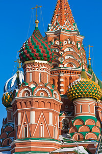莫斯科圣巴西尔大教堂红色城市文化大教堂历史崇拜圆顶建筑学中心博物馆图片