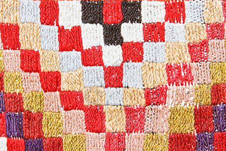 纺织品背景红色装饰针织棉布活力材料工艺正方形编织家具图片