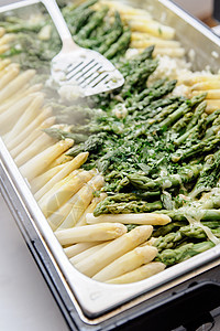 准备的Asparagus图片