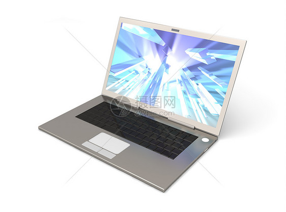 笔记本电脑白色技术键盘晶体管屏幕展示薄膜机动性监视器硬件图片