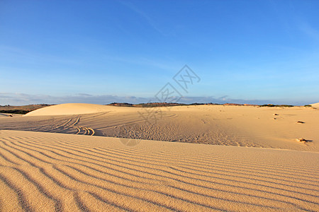 沙漠沙漠沙丘橙子戈壁蓝色地形冒险地平线风光场景灰尘图片