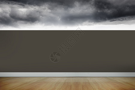 横梁和暴风雨的天空灰色计算机地板绘图地面阳台多云风雨图片