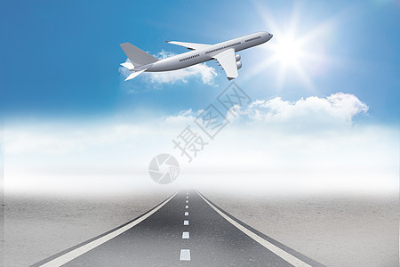 开放道路综合图像沙漠飞行航班多云旅游地平线天空计算机旅行绘图图片