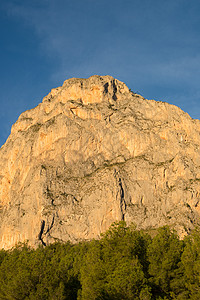 山悬崖顶峰石灰石砂岩风化岩石赭石侵蚀图片