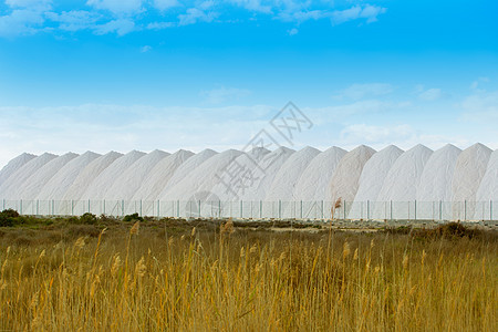 圣波拉省阿利坎特的盐制品盐场天空文化商业地形土壤传统圣波食物晴天图片