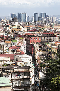 那那不勒斯全景建筑学旅游城市旅行地标建筑图片
