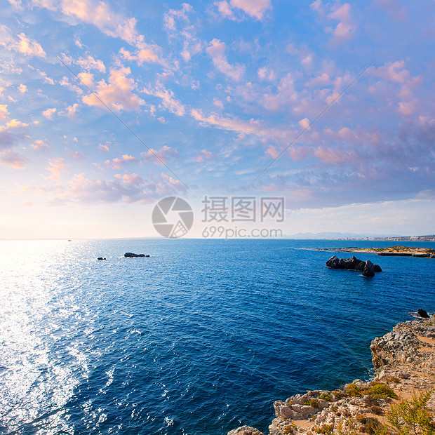 地中海蓝海岛北冰洋地平线胰岛天气海浪海洋地标支撑环境海岸海滩图片