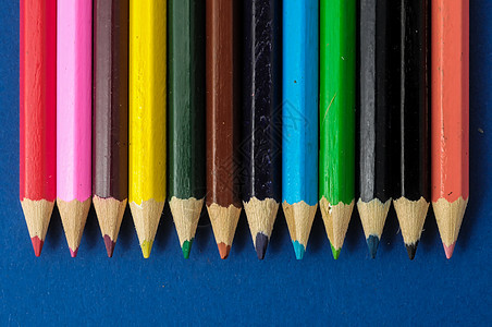 新彩色笔纸铅笔木头草图教育乐器彩虹艺术家艺术办公室团体图片