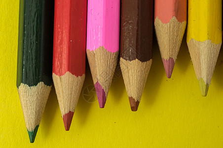 新彩色笔纸学校工具办公室铅笔木头艺术草图绘画蓝色橙子图片