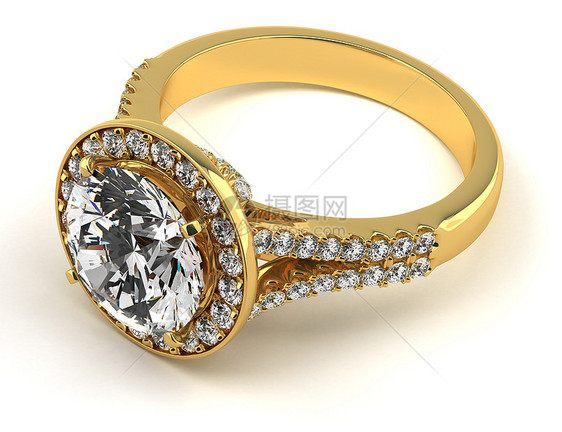 黑色钻石环礼物宝石配饰女性石头婚礼白色金子宝藏反射图片