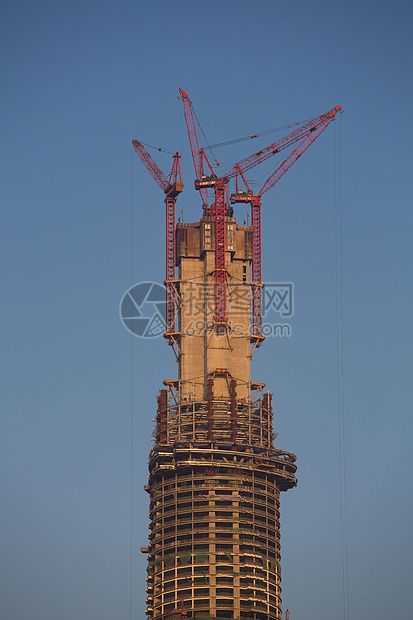 上海正在建造的塔楼或摩天大楼图片