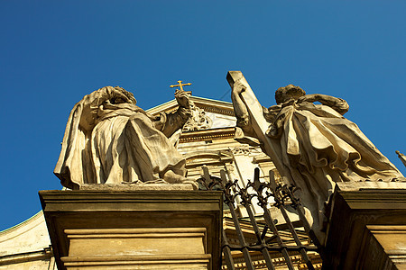 克拉科夫老城教堂旅游结构建筑学教会个人纪念碑外观雕塑砂岩建筑图片