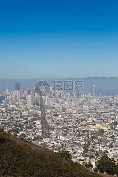 旧金山全景观结构住宅街道公园房地产旅行场景城市生活城市目的地图片