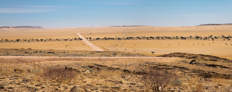Namib 沙漠环境孤独天空岩石沙丘干旱爬坡纳米布荒野全景图片