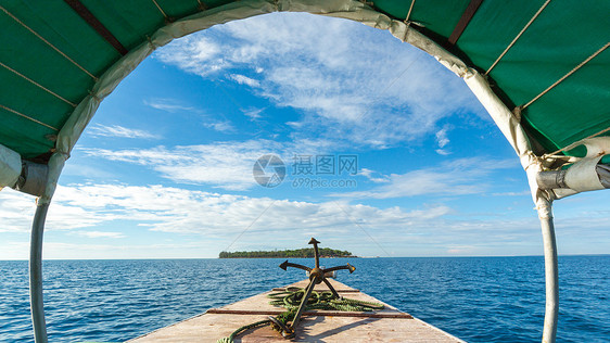 前往长丘群岛地平线海洋天空岛屿海岸旅行蓝色场景热带天堂图片