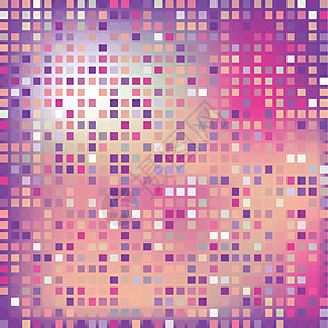 粉红色方形 马赛克效果图片